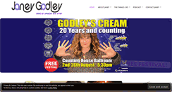 Desktop Screenshot of janeygodley.com